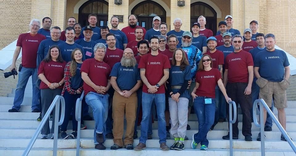 Barron Restorations workshop — historic window restoration craftsmen at work